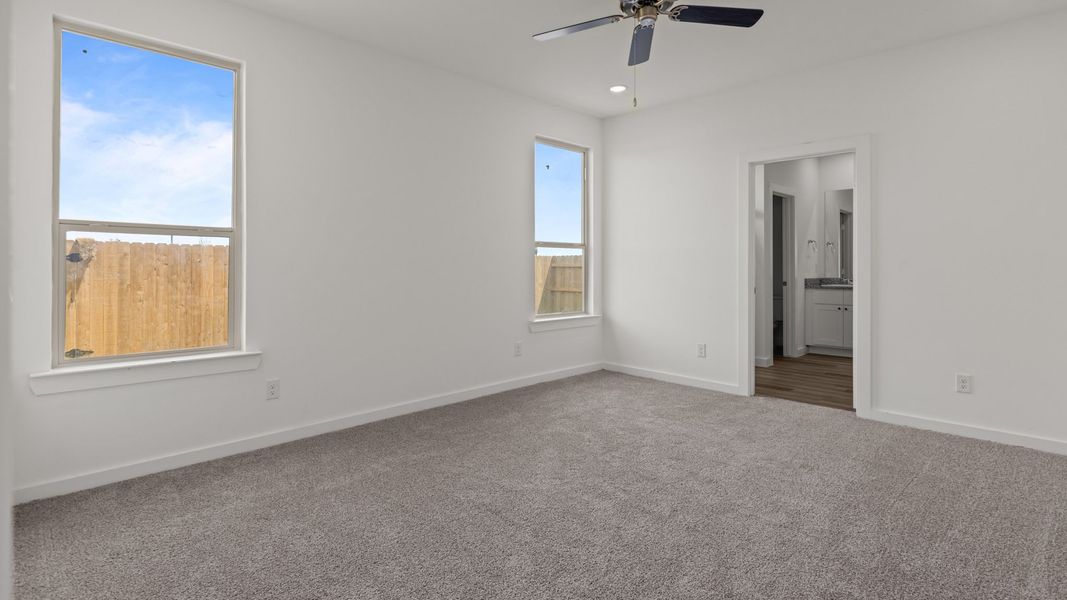 Representative unfurnished interior of a home built from the The Oxford by D.R. Horton in Viridian, Lubbock (Image 14). Representative unfurnished interior of a home built from the The Oxford by D.R. Horton in Viridian, Lubbock (Image 14).