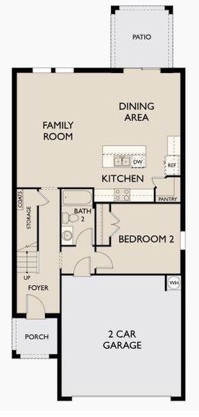 1st Floorplan - Photo is a Rendering.  Please contact On-Site for any questions or information.