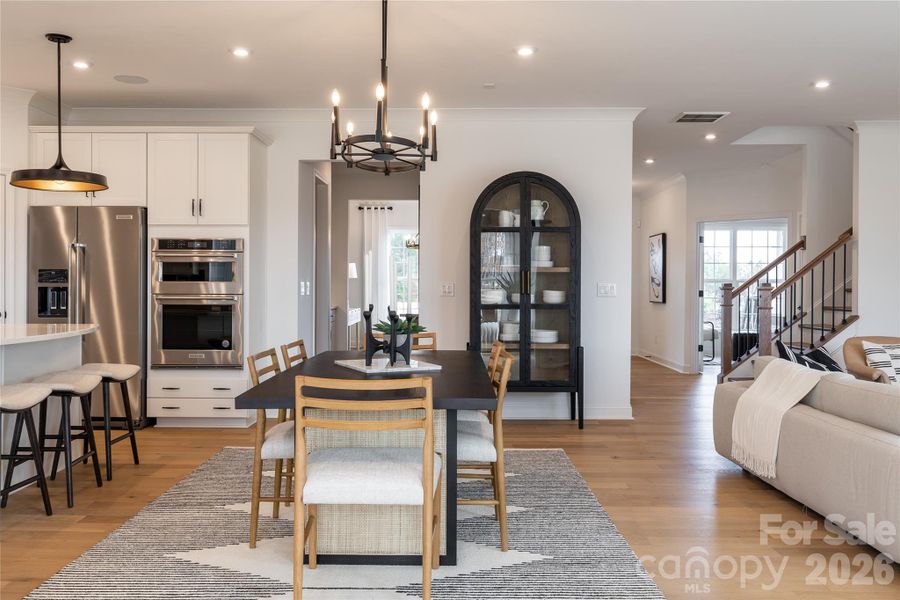 Not actual home. Photos of Riverton plan model home.