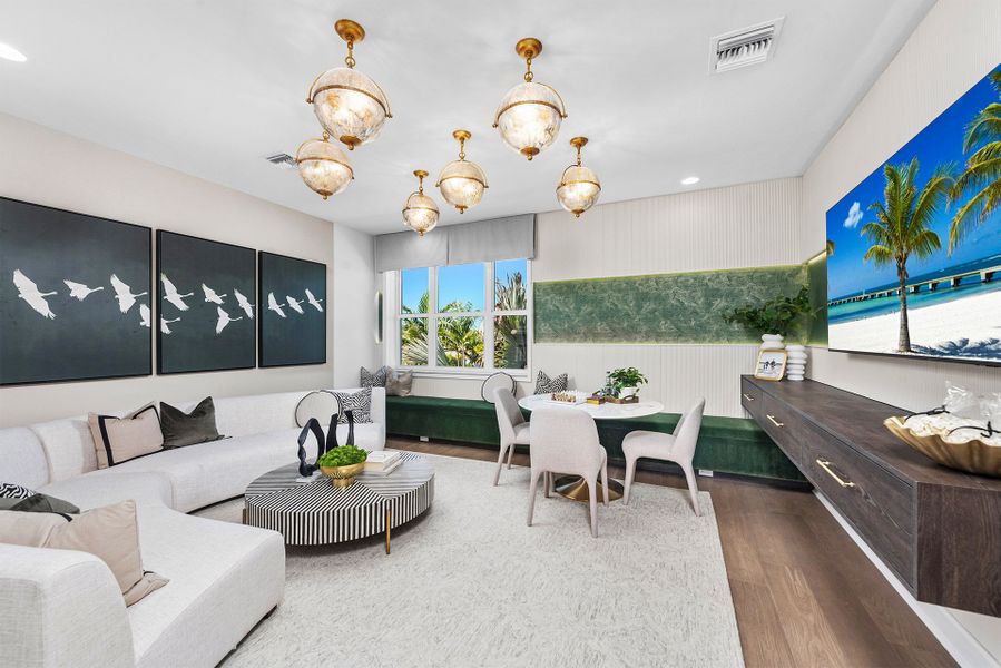 Representative furnished interior of a home built from the Solstice by GL Homes in Valencia Sky (55+), Naples (Image 10).