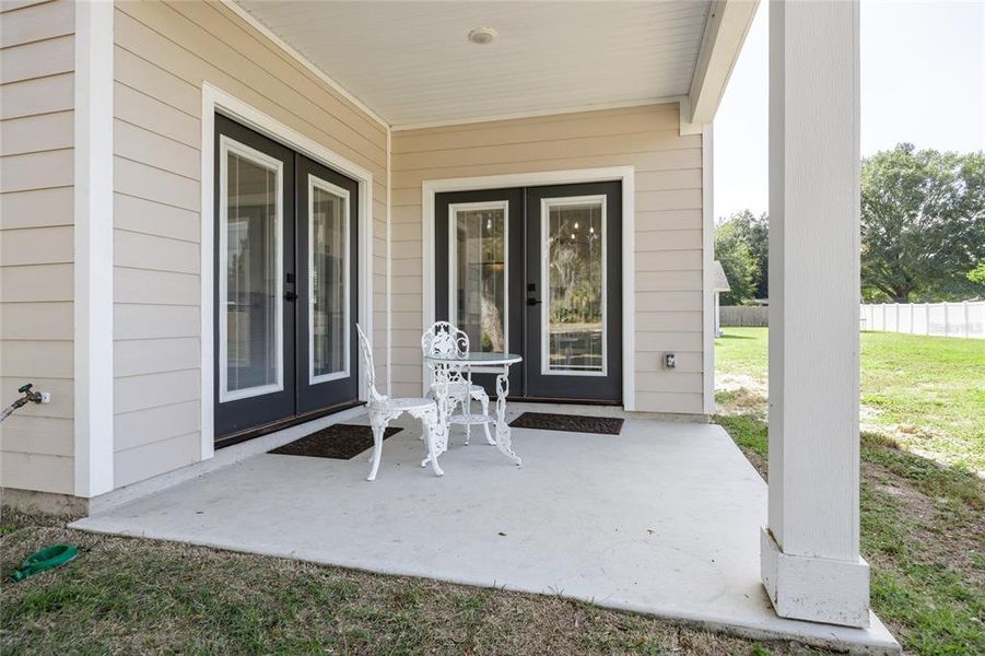 Exterior details and patio area of a home in , Brooker (Image 31). Exterior details and patio area of a home in , Brooker (Image 31).