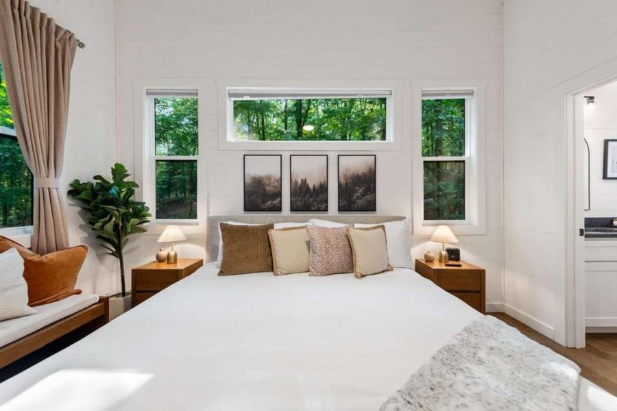 Furnished interior view inside a new home in , Morganton (Image 38).