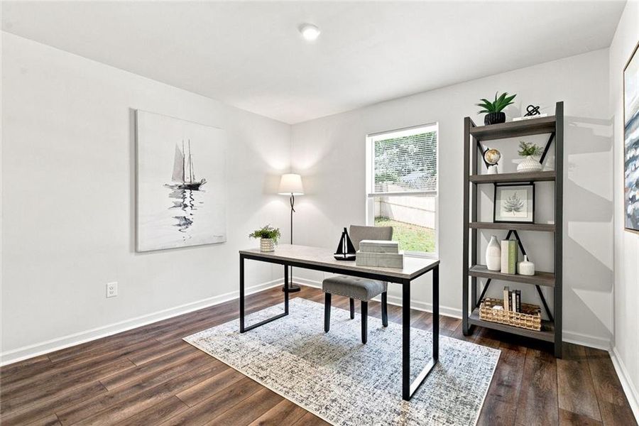 Furnished interior view inside a new home in Kingston Park, Kingston (Image 7).