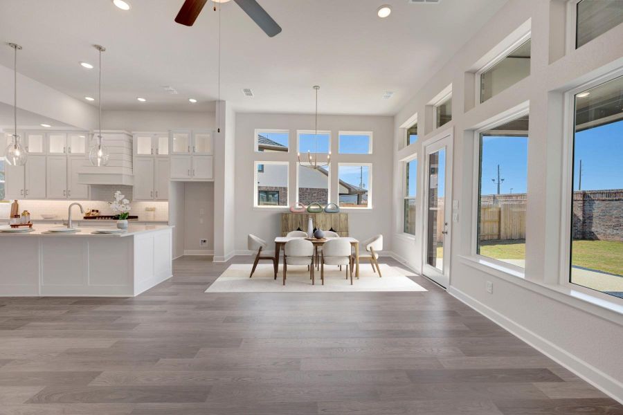 Furnished interior view inside a new home in Grange 45' Homesites, Katy (Image 23).