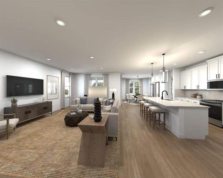 Furnished interior view inside a new home in Coasterra - Reserve Series, Palmetto (Image 7).