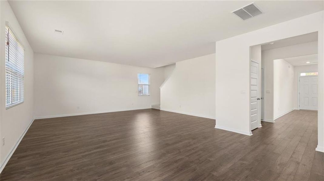 Spacious, unfurnished interior of a new home in The Reserve at Calcutta, Stockbridge (Image 13). Spacious, unfurnished interior of a new home in The Reserve at Calcutta, Stockbridge (Image 13).