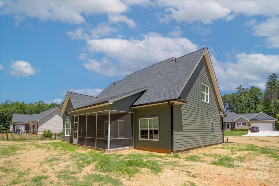 Exterior details and patio area of a home in , Stanley (Image 26).