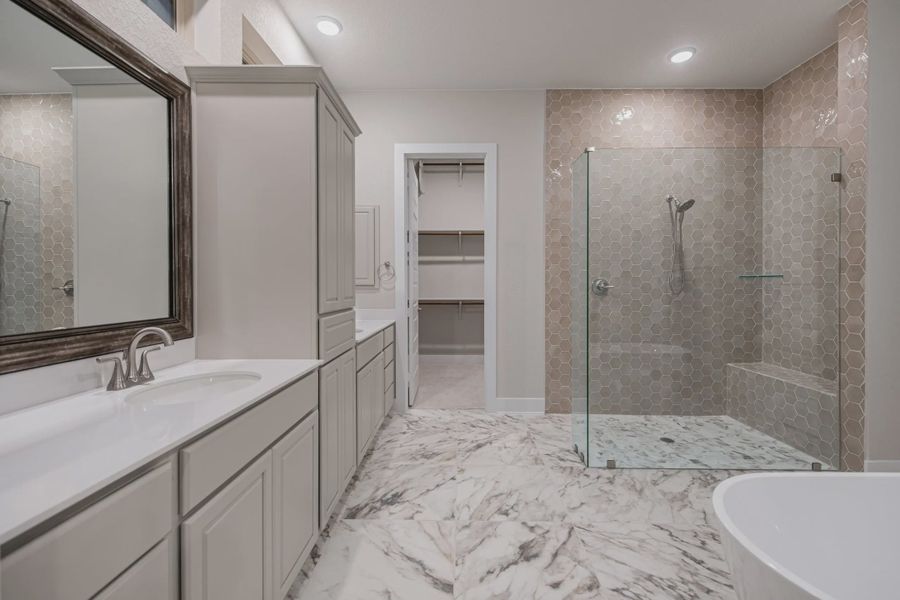 Image 9 representing the Kaylee by Chesmar Homes in Mesa Western, Cibolo, TX.