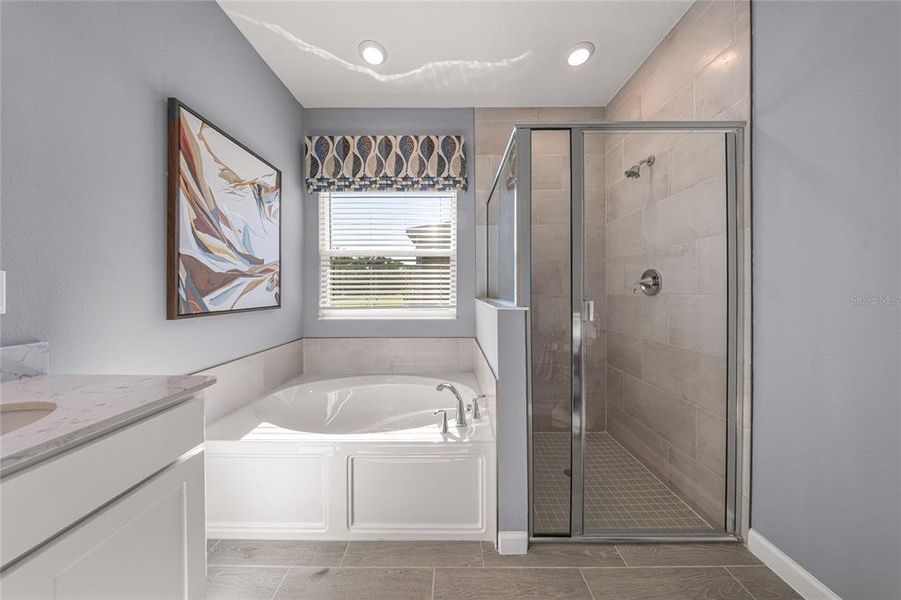 Furnished interior view inside a new home in Pioneer Ranch: Pioneer Ranch 50's, Ocala (Image 16). Furnished interior view inside a new home in Pioneer Ranch: Pioneer Ranch 50's, Ocala (Image 16).