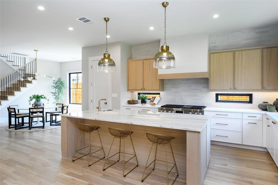 Furnished interior view inside a new home in , Dallas (Image 16).