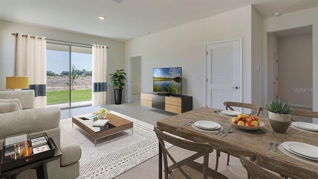 Furnished interior view inside a new home in Twisted Oaks, Wildwood (Image 12).
