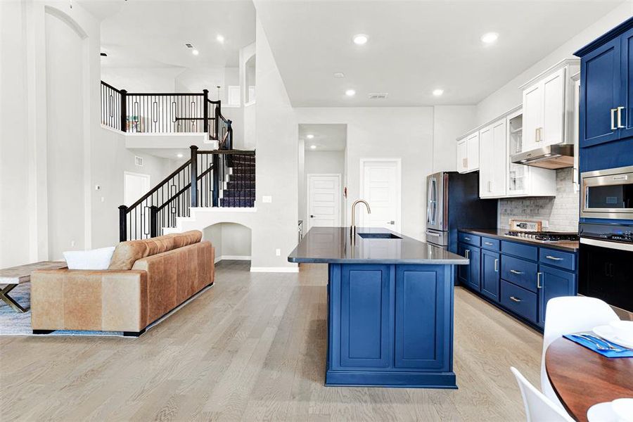 Furnished interior view inside a new home in , Forney (Image 11). Furnished interior view inside a new home in , Forney (Image 11).