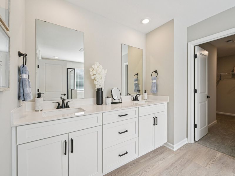 Furnished interior view inside a new home in Watkins Glen, Raleigh (Image 27).