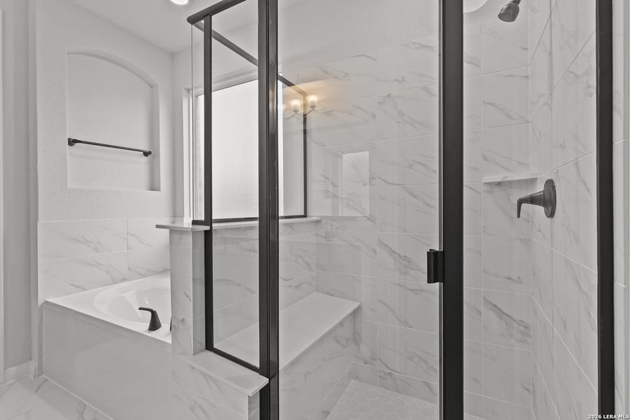 Furnished interior view inside a new home in Buffalo Crossing, Cibolo (Image 13). Furnished interior view inside a new home in Buffalo Crossing, Cibolo (Image 13).