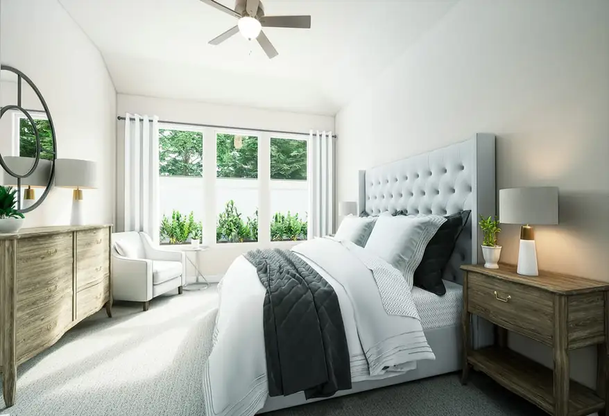 Representative furnished interior of a home built from the Mila by Tri Pointe Homes in Painted Tree, McKinney (Image 4).