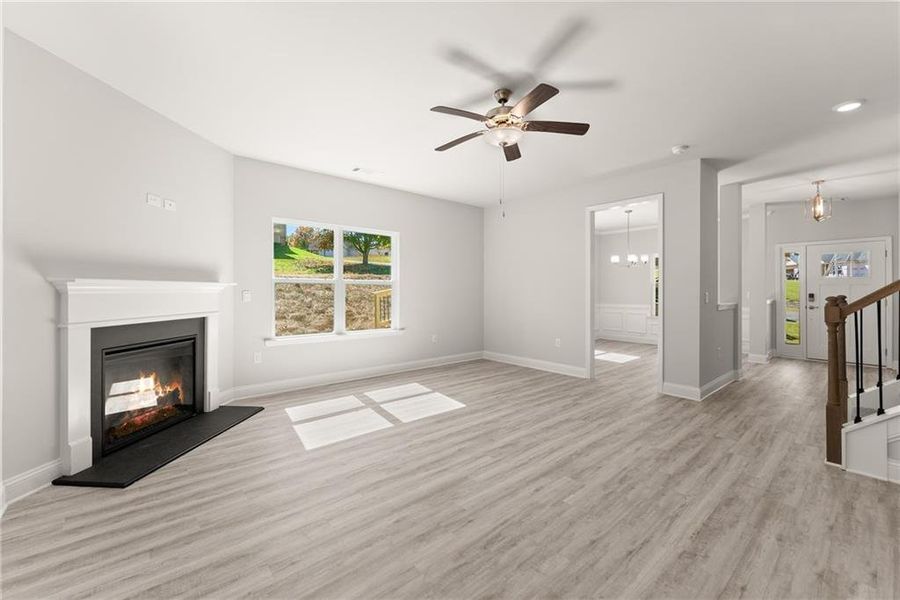 Spacious, unfurnished interior of a new home in Habersham Meadows, Demorest (Image 16).