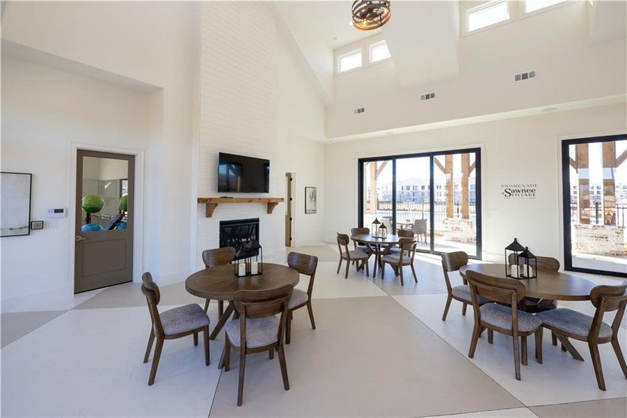 Furnished interior view inside a new home in Promenade at Sawnee Village, Cumming (Image 31).