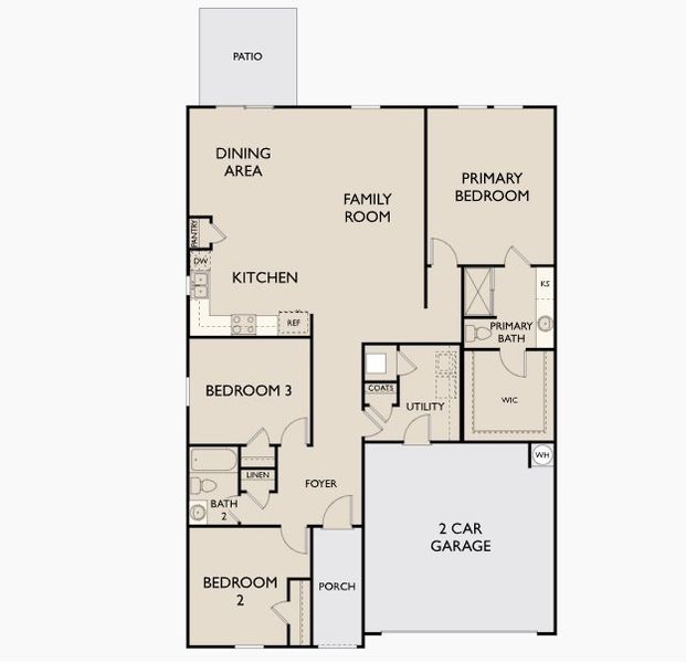 2D floor plan layout of this home in Noble Ridge, Howe, TX (Image 2). 2D floor plan layout of this home in Noble Ridge, Howe, TX (Image 2).