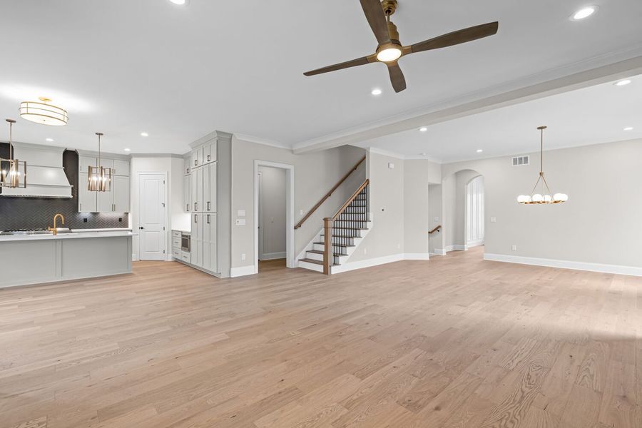 Representative unfurnished interior of a home built from the The Livingston by JW Collection in Laurel View, Suwanee (Image 19). Representative unfurnished interior of a home built from the The Livingston by JW Collection in Laurel View, Suwanee (Image 19).