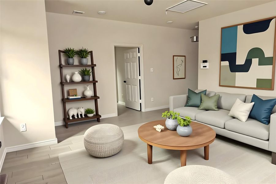 Living Room (staged)