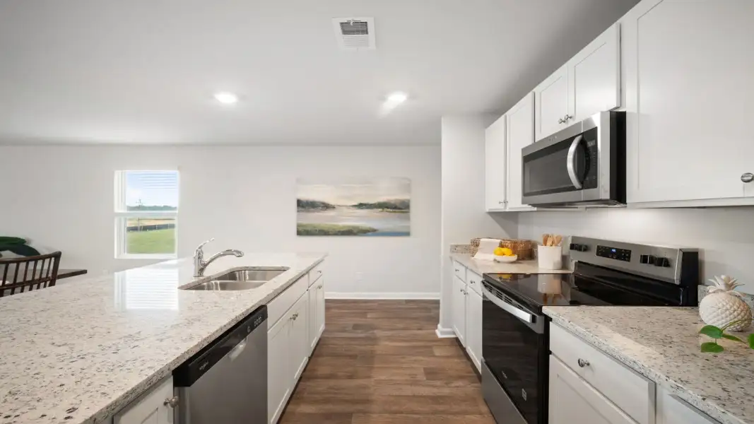 Furnished interior view inside a new home in The Retreat at East Argent, Ridgeland (Image 6).