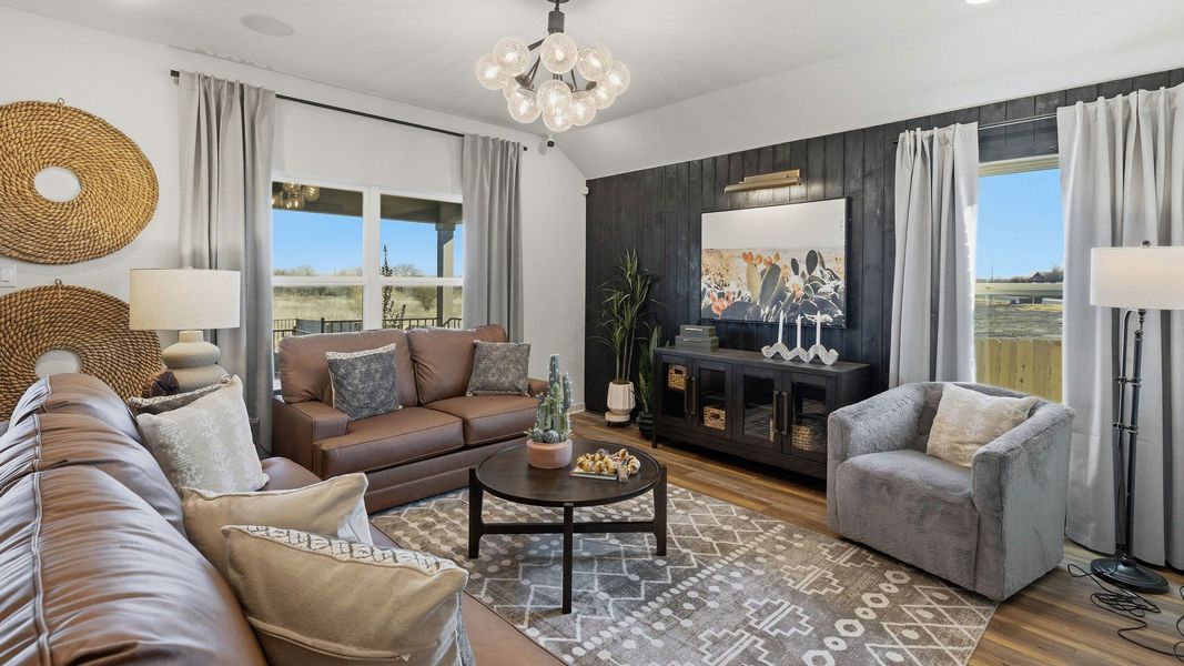 Model home photos of similar floorplans, not pictures of actual home.