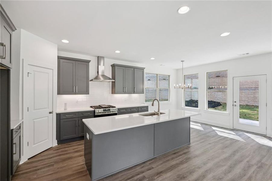 Furnished interior view inside a new home in , Atlanta (Image 9).