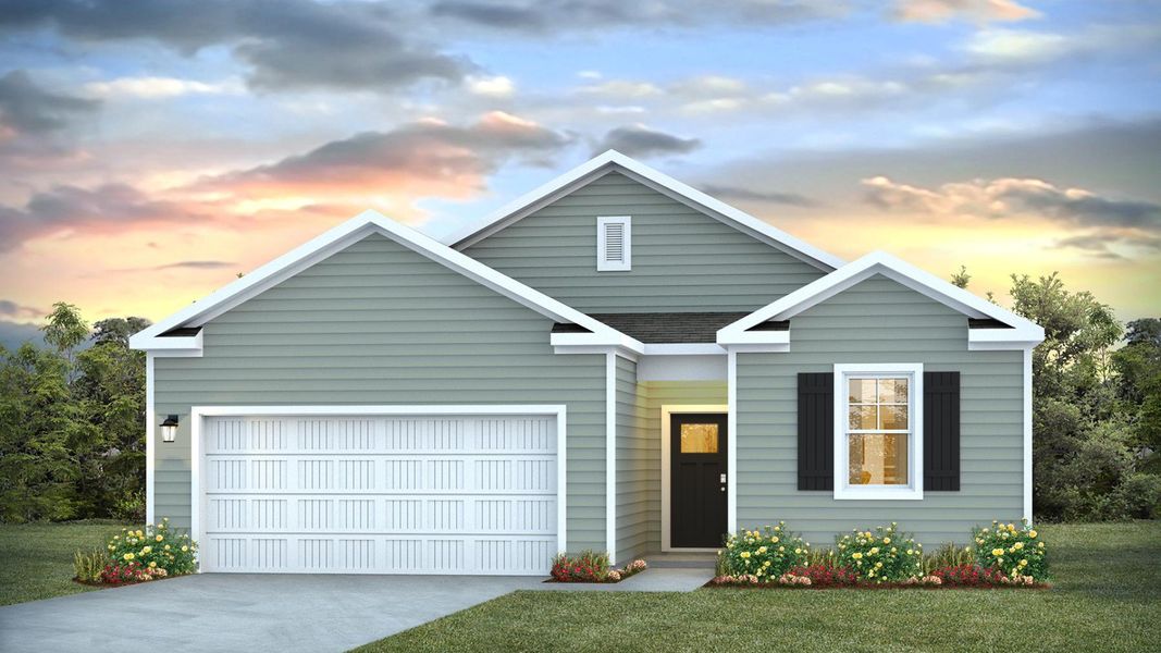 Representative exterior photo of a completed home built from the Macon by D.R. Horton in Mariners Reach, Bolivia, NC (Image 1). Representative exterior photo of a completed home built from the Macon by D.R. Horton in Mariners Reach, Bolivia, NC (Image 1).