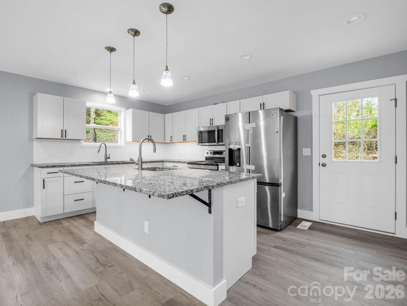 Furnished interior view inside a new home in , Rosman (Image 4). Furnished interior view inside a new home in , Rosman (Image 4).
