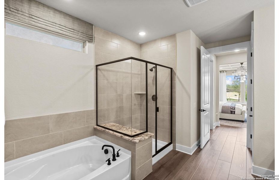 Furnished interior view inside a new home in Del Webb New Braunfels at Veramendi, New Braunfels (Image 17).