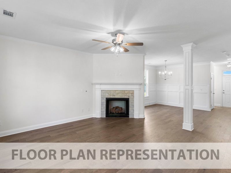 Spacious, unfurnished interior of a new home in Windsor, North Augusta (Image 9).