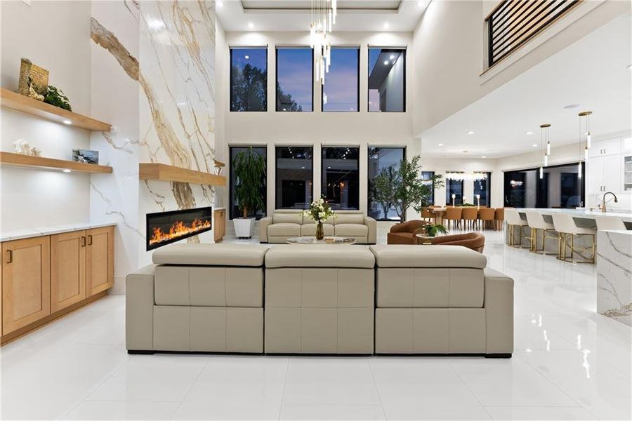 Furnished interior view inside a new home in , Lawrenceville (Image 76).