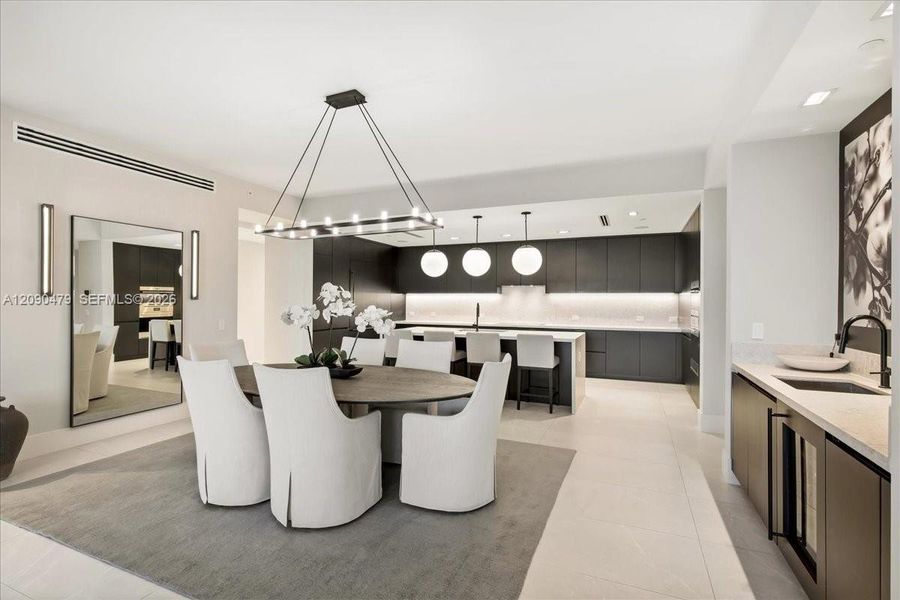 Furnished interior view inside a new home in , Fort Lauderdale (Image 13).
