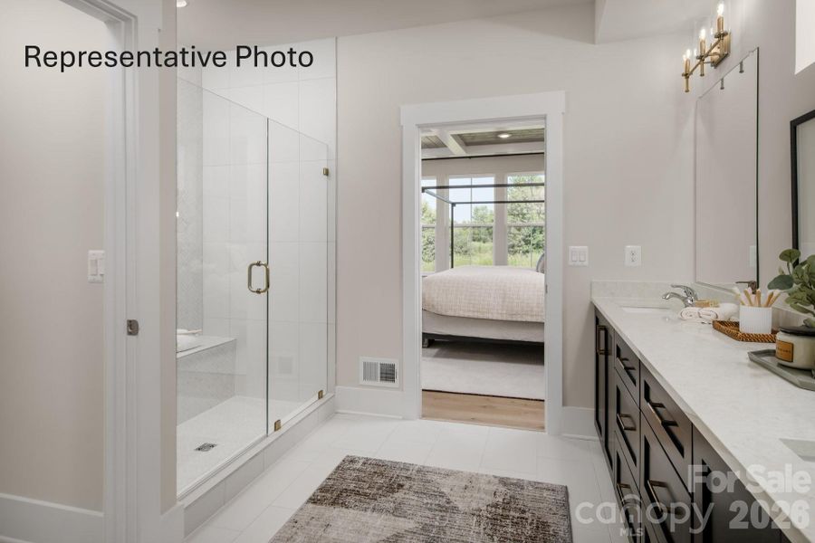Furnished interior view inside a new home in , Fort Mill (Image 11). Furnished interior view inside a new home in , Fort Mill (Image 11).