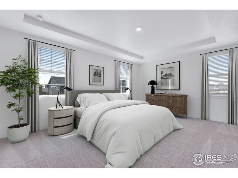 Furnished interior view inside a new home in Vantage, Berthoud (Image 11).