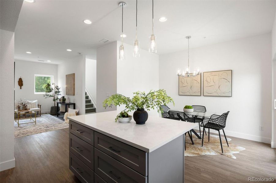 Furnished interior view inside a new home in , Arvada (Image 15).