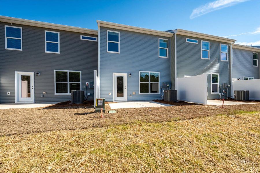 Exterior details and patio area of a home in The Landings at Montague, Goose Creek (Image 3).