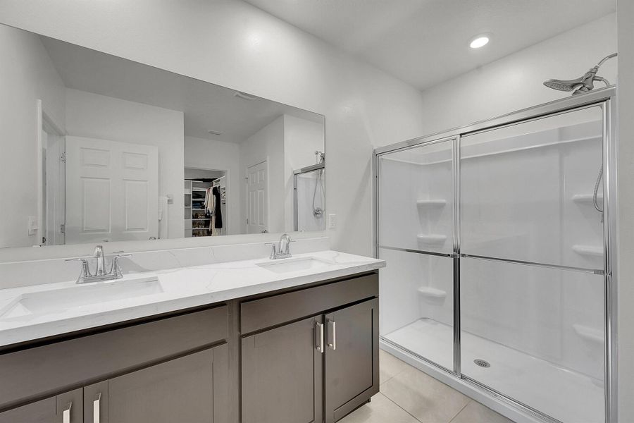 Furnished interior view inside a new home in , Port St. Lucie (Image 30).