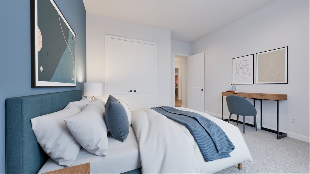 Representative furnished interior of a home built from the Avery by Risewell Homes in 6 Creeks, Kyle (Image 10). Representative furnished interior of a home built from the Avery by Risewell Homes in 6 Creeks, Kyle (Image 10).