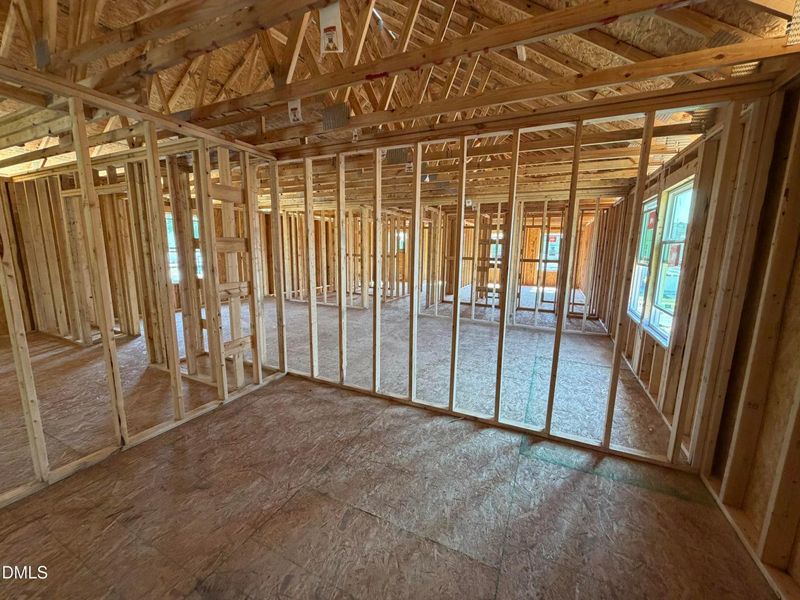 In-progress construction of a new home in Wendell Ridge, Wendell, NC (Image 32).