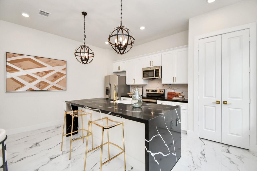 Furnished interior view inside a new home in , Houston (Image 8). Furnished interior view inside a new home in , Houston (Image 8).