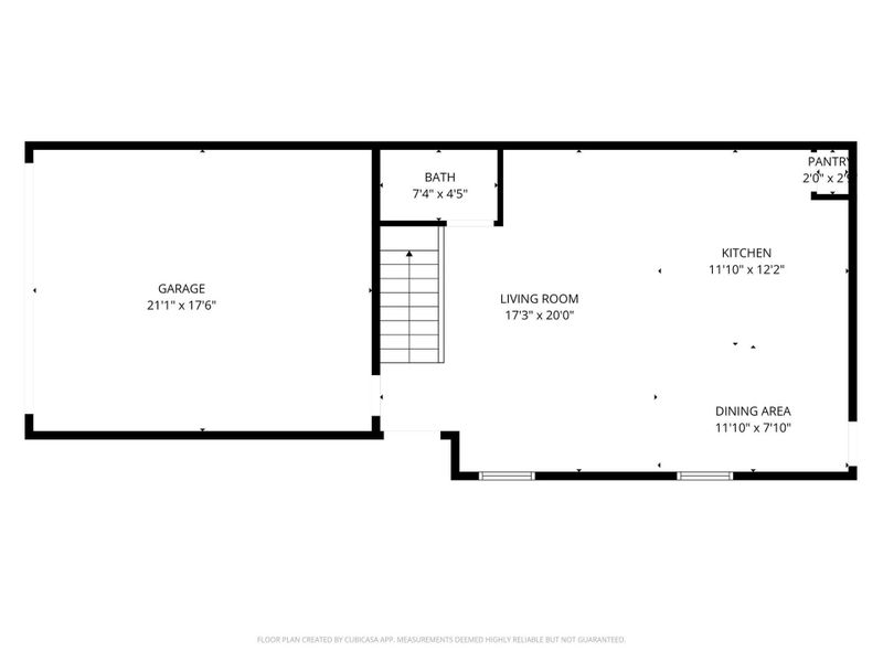 First floor digital floor plan