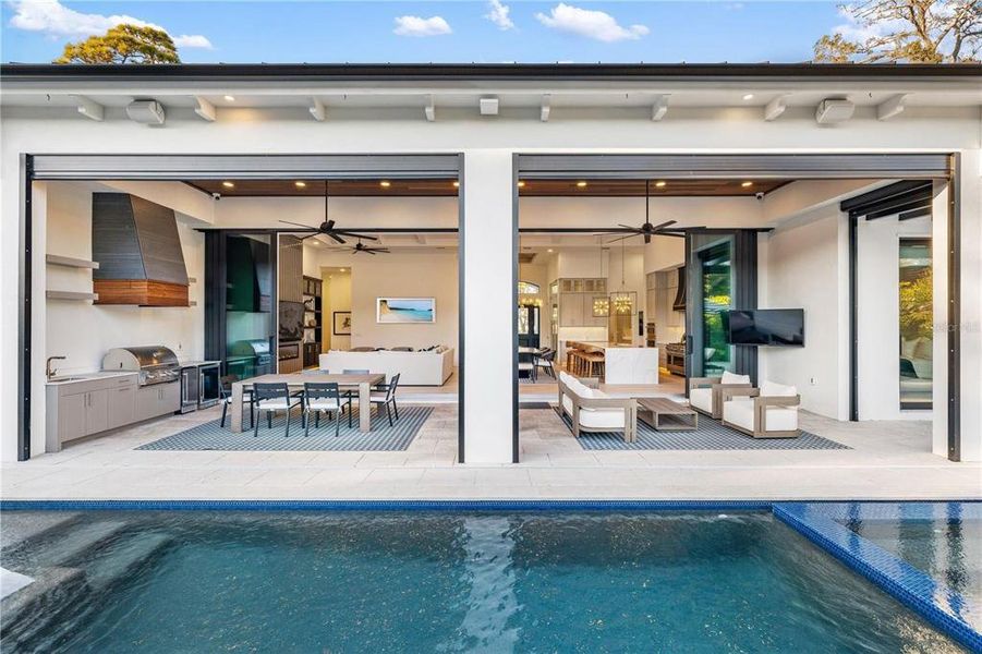 Exterior details and patio area of a home in , Sarasota (Image 26).