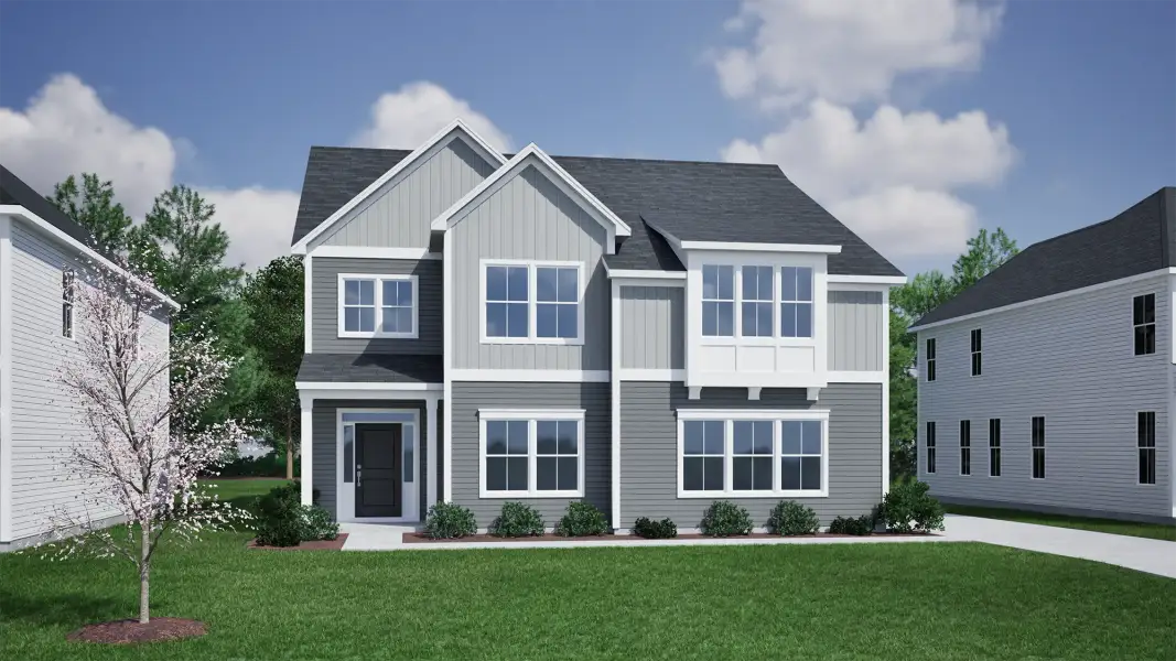 Representative exterior photo of a completed home built from the Saluda II - Vanguard Collection by Mungo Homes in Porter Ridge, Elgin, SC (Image 14).