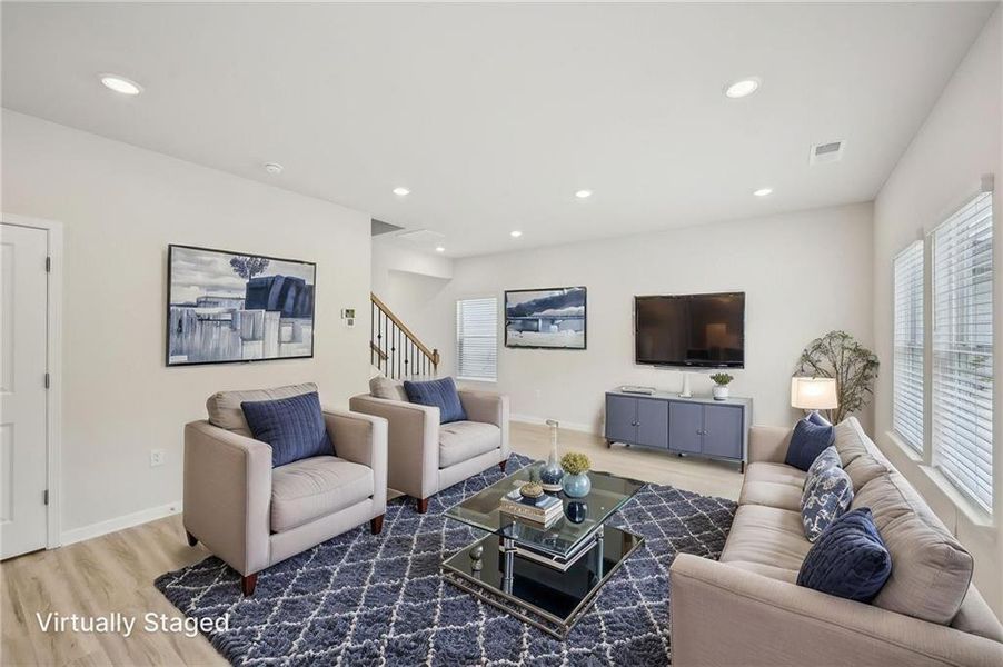 Furnished interior view inside a new home in Hawthorne Station, College Park (Image 10).