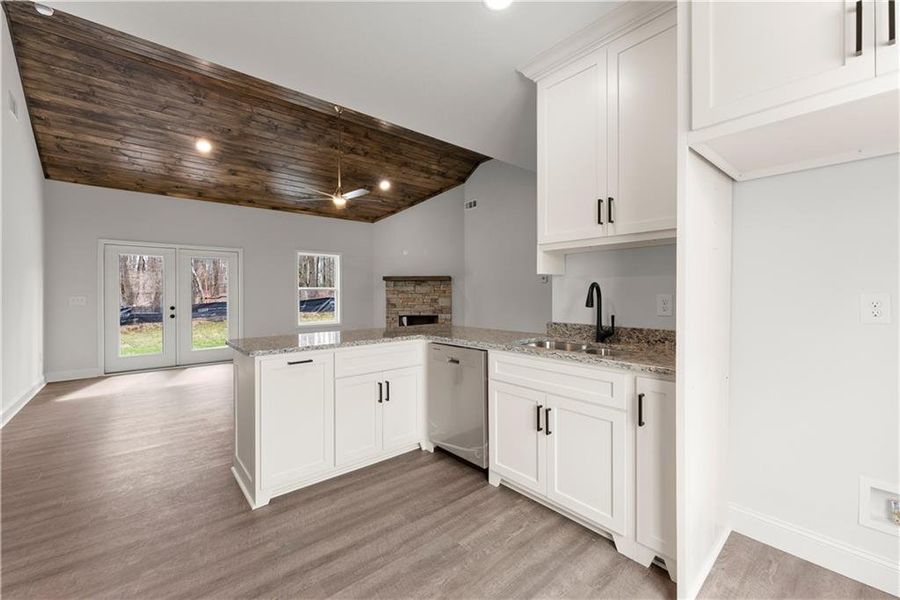 Furnished interior view inside a new home in , Cleveland (Image 8).