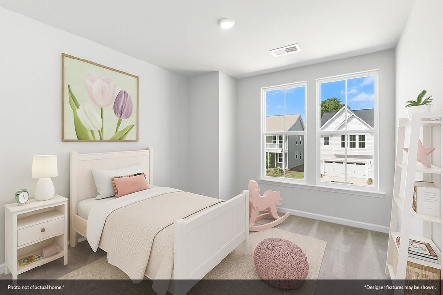 Furnished interior view inside a new home in Renaissance at White Oak, Garner (Image 7).
