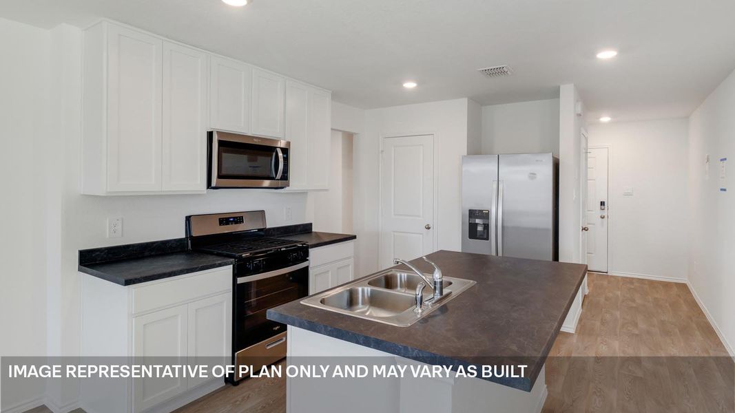 Furnished interior view inside a new home in Prairie Lakes, Buda (Image 4).