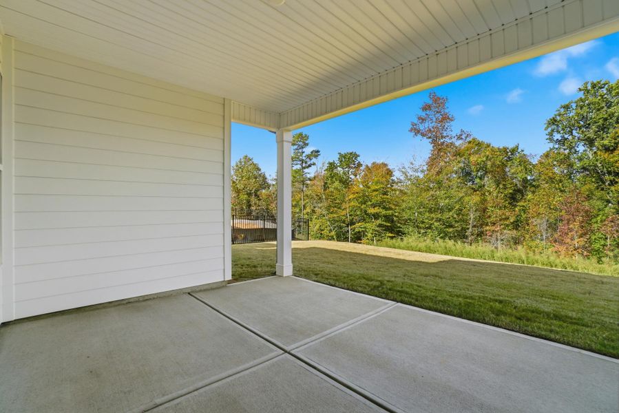 Exterior details and patio area of a home in The Meadows at Laurelbrook, Sherrills Ford (Image 3).