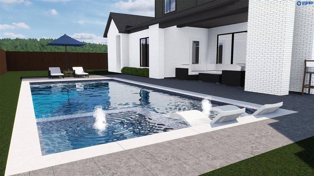 Exterior details and patio area of a home in , Dallas (Image 3). Exterior details and patio area of a home in , Dallas (Image 3).